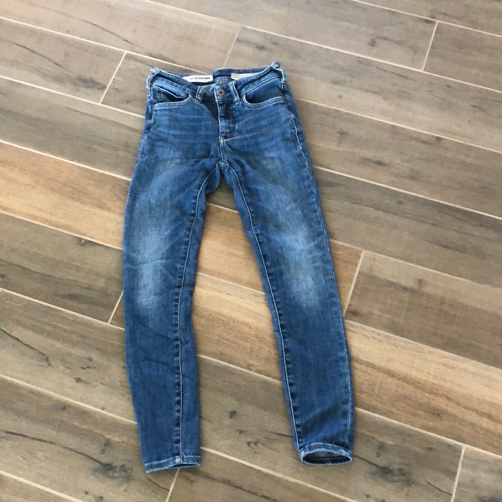 Anthropology high rise denim jeggings